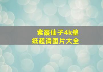 紫霞仙子4k壁纸超清图片大全