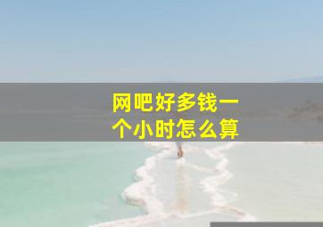 网吧好多钱一个小时怎么算