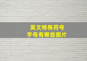 英文特殊符号字母有哪些图片