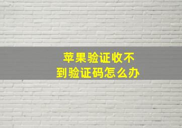 苹果验证收不到验证码怎么办