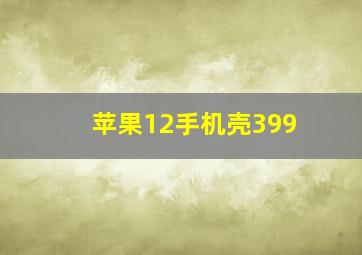 苹果12手机壳399