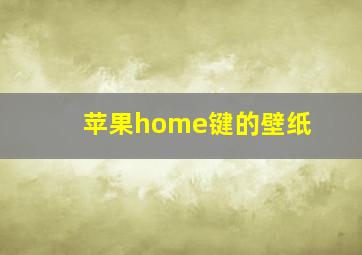 苹果home键的壁纸