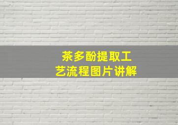 茶多酚提取工艺流程图片讲解