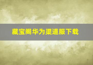 藏宝阁华为渠道服下载