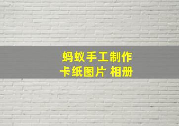 蚂蚁手工制作卡纸图片 相册