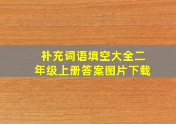 补充词语填空大全二年级上册答案图片下载