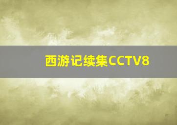 西游记续集CCTV8