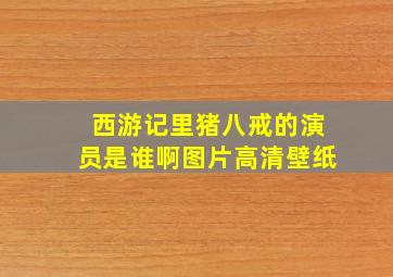 西游记里猪八戒的演员是谁啊图片高清壁纸