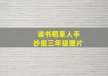 读书稻草人手抄报三年级图片