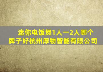 迷你电饭煲1人一2人哪个牌子好杭州厚物智能有限公司