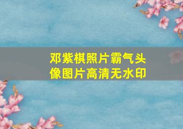 邓紫棋照片霸气头像图片高清无水印