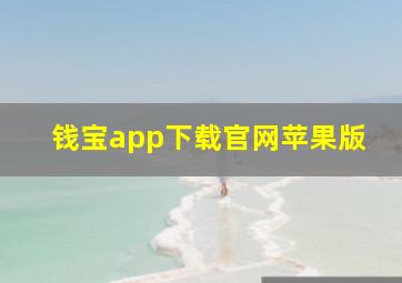 钱宝app下载官网苹果版