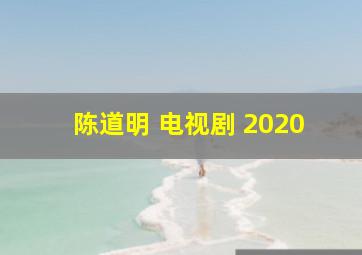 陈道明 电视剧 2020