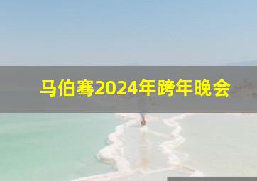 马伯骞2024年跨年晚会