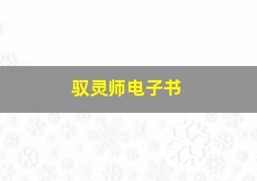 驭灵师电子书