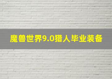 魔兽世界9.0猎人毕业装备