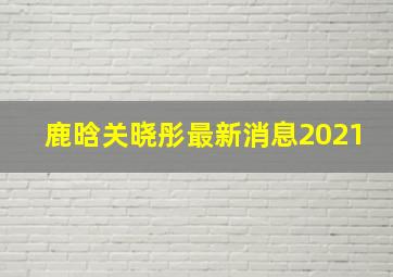 鹿晗关晓彤最新消息2021