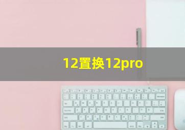 12置换12pro