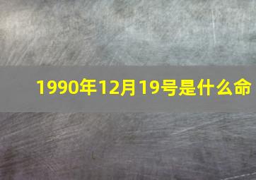 1990年12月19号是什么命