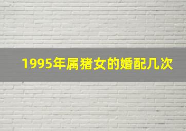 1995年属猪女的婚配几次