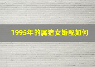 1995年的属猪女婚配如何