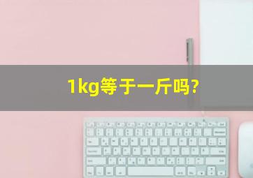 1kg等于一斤吗?