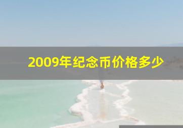 2009年纪念币价格多少