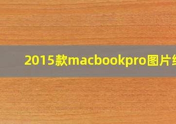 2015款macbookpro图片细节