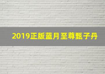 2019正版蓝月至尊甄子丹