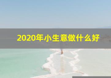 2020年小生意做什么好