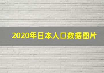 2020年日本人口数据图片