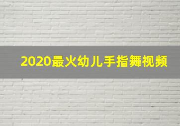 2020最火幼儿手指舞视频