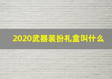 2020武器装扮礼盒叫什么