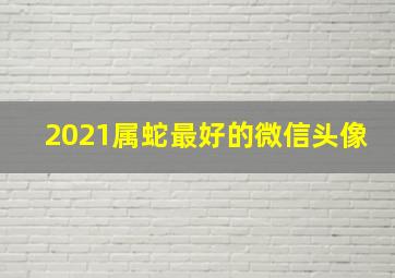 2021属蛇最好的微信头像