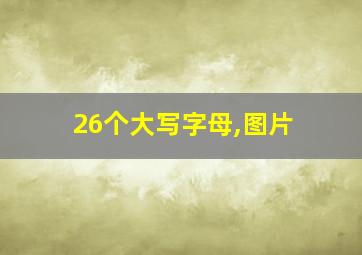 26个大写字母,图片