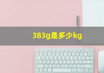 383g是多少kg