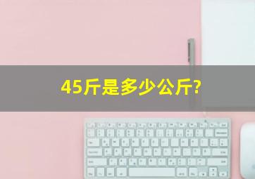 45斤是多少公斤?