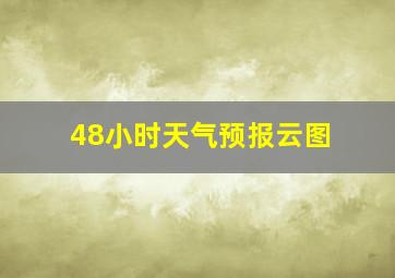 48小时天气预报云图