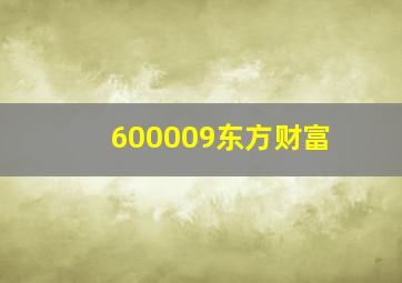 600009东方财富