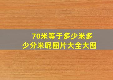 70米等于多少米多少分米呢图片大全大图