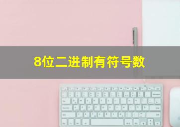 8位二进制有符号数