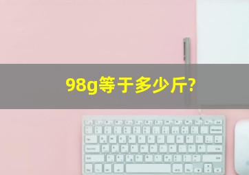 98g等于多少斤?