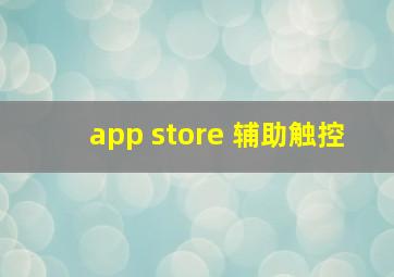 app store 辅助触控