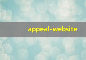 appeal-website