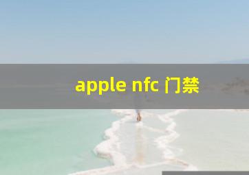 apple nfc 门禁