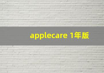 applecare+1年版