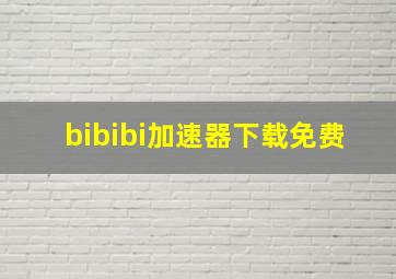 bibibi加速器下载免费