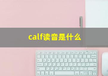 calf读音是什么