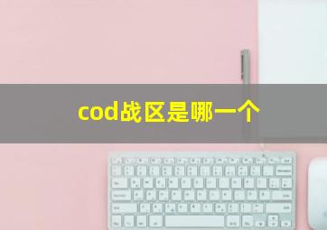 cod战区是哪一个