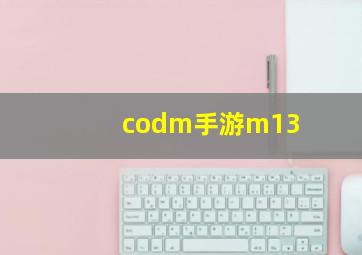 codm手游m13